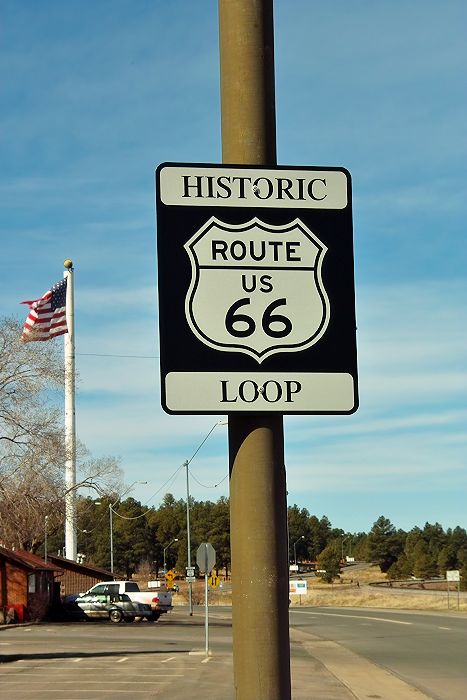 die historische Route 66 - hier in Williams die historische Route 66 - hier in Williams