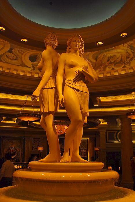 las vegas hotels caesars palace. Statuen in Caesars Palace