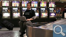 Kein Casino - Gep�ckausgabe Flughafen Las Vegas