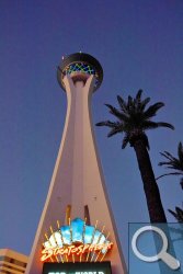 Stratosphere Tower bei Nachteinbruch