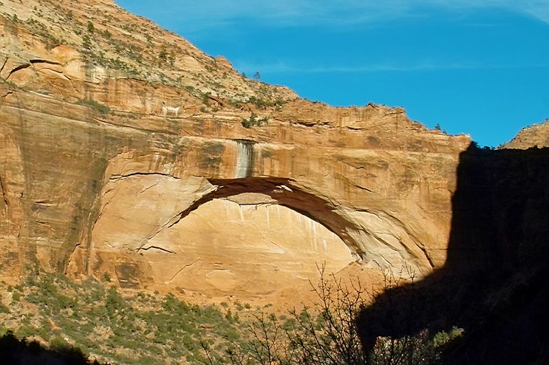 the great arch im Zion-Nationalpark